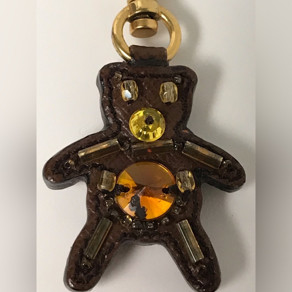 PRADA Leather Teddy Bear Keychain/ Bag Charm π»ππ₯ - Picture 7 of 13